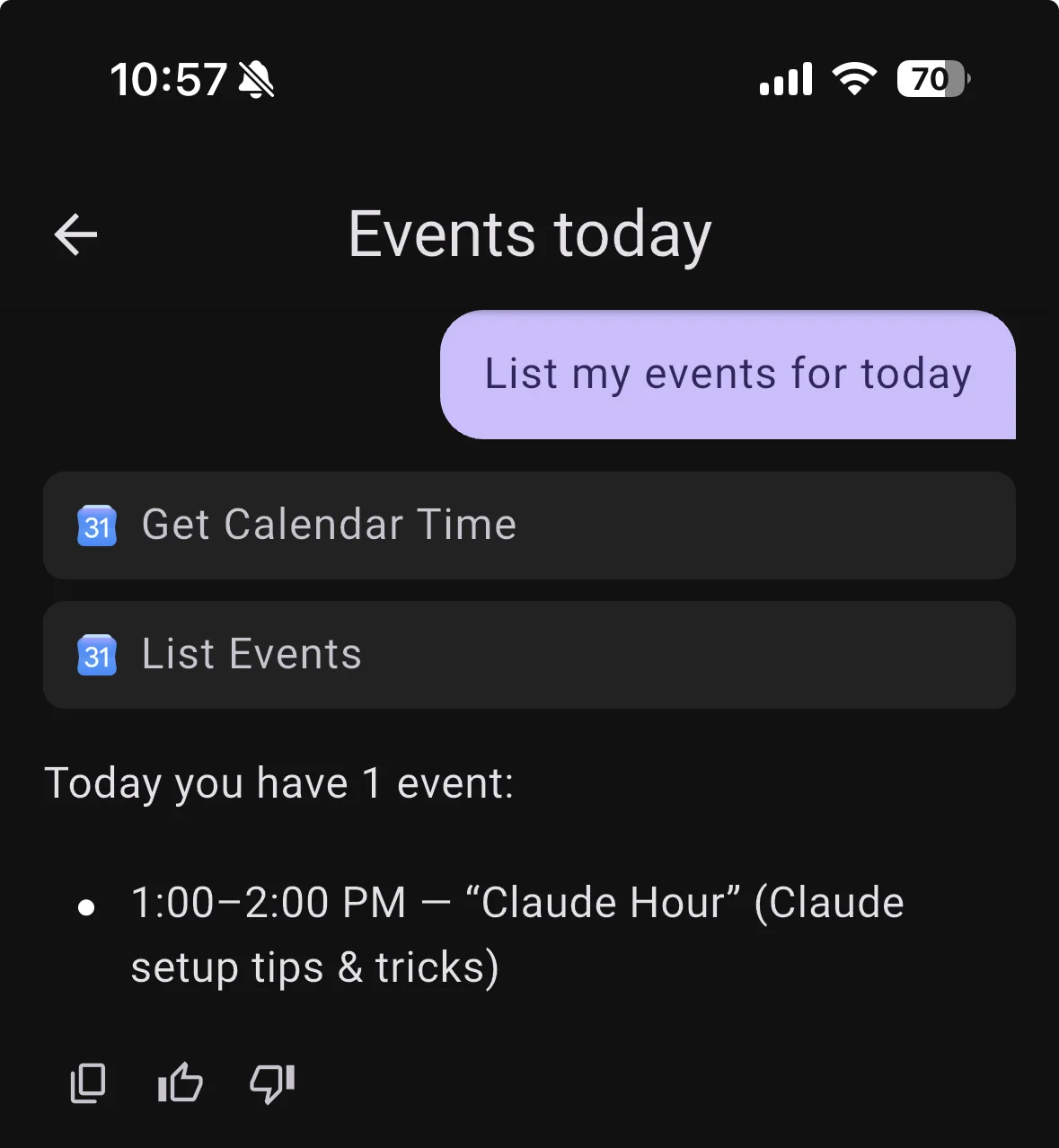 Calendar settings showing a connected Google account